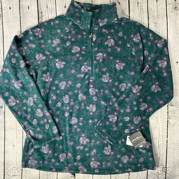 EDDIE BAUER Fleece 1/4 Zip Pullover - Picture 1 of 5